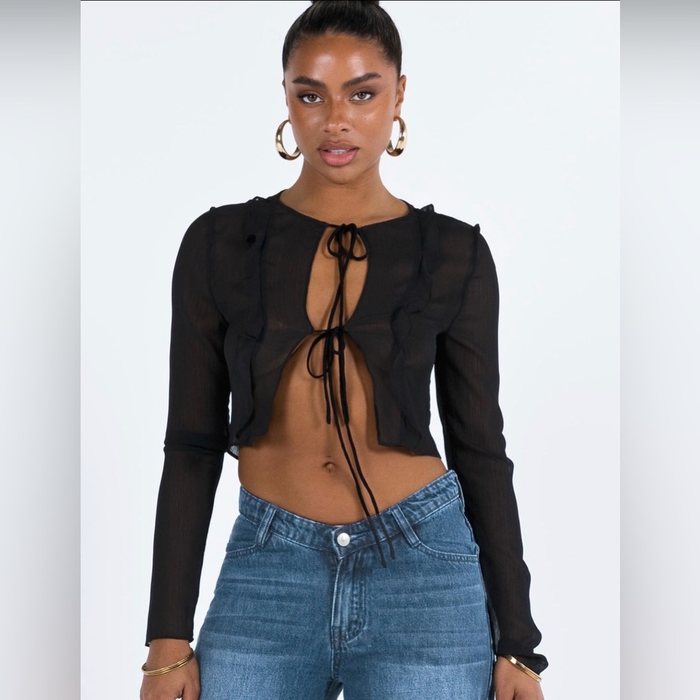 San Carlos Tie Top Black